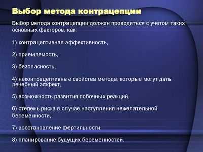 Обратимая контрацепция пролонгированного действия в контексте полного доступа, полного выбора