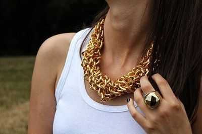 Золотые ожерелья добавляют изюминку обработке информации