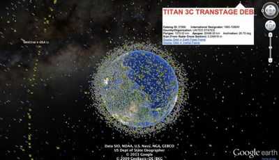 Где брать космический мусор: Алгоритм анализирует вращение объектов в космосе