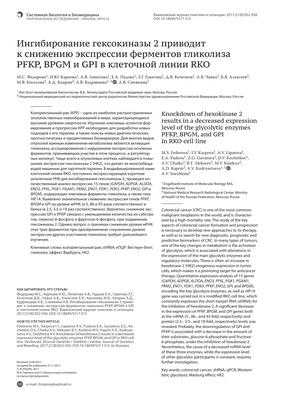 Клеточная биология колоректального рака: New Insight